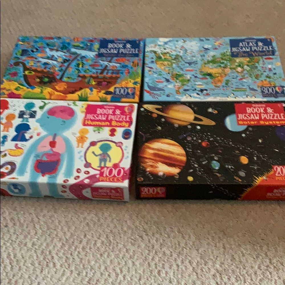 Usborne Book 📚 & Jigsaw 🧩 puzzle sets